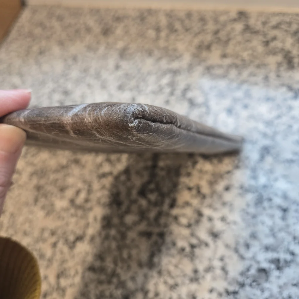 ​Sustainable Leaf Leather Tech Sleeve / Oversized Clutch